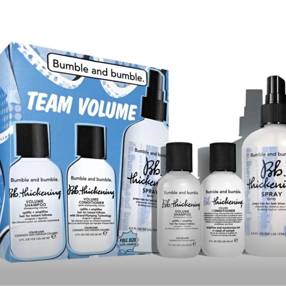 Bumble and bumble Team Volume Set - Blue and White